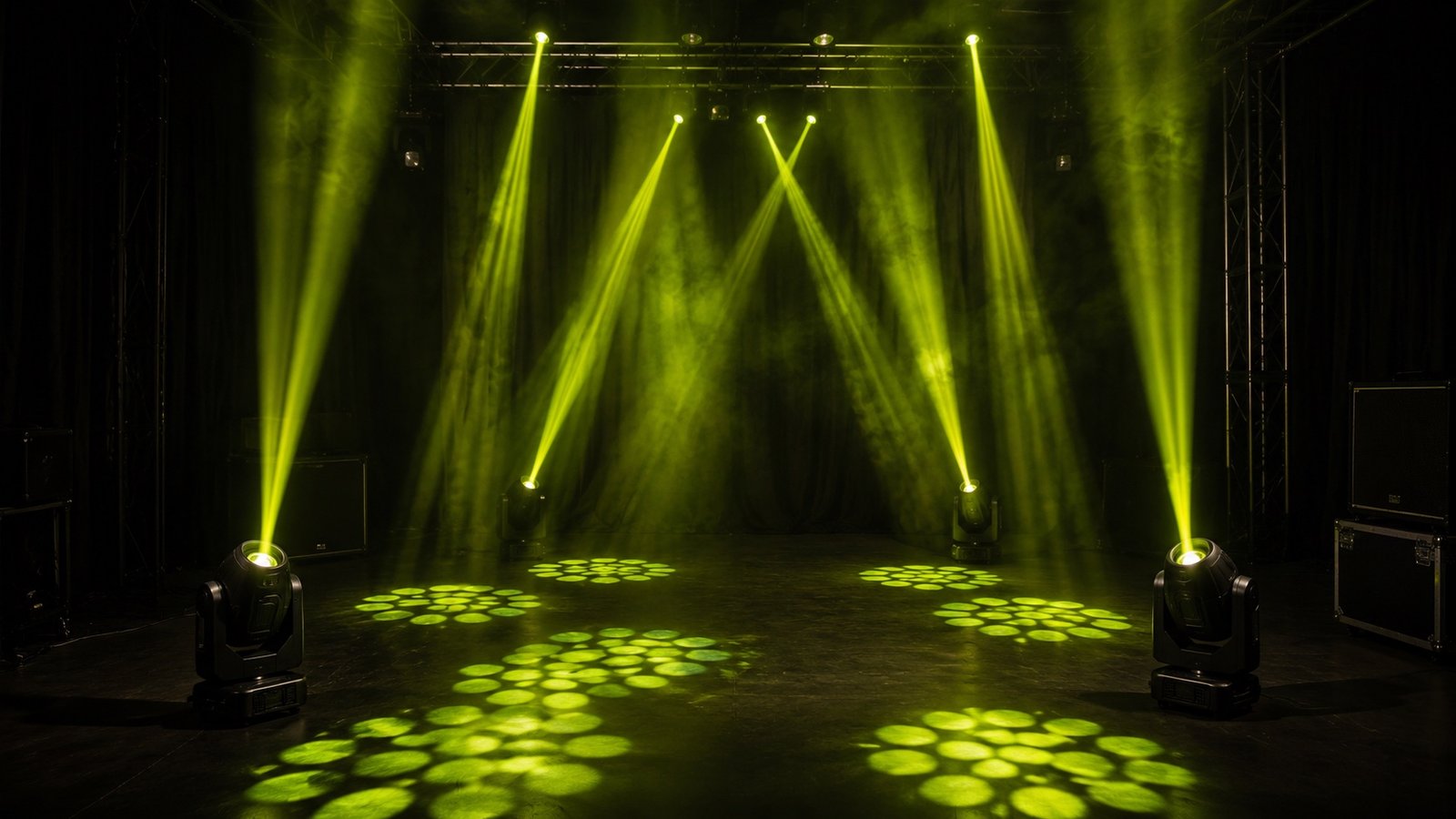 HSA557A moving head beam lights in a stage application